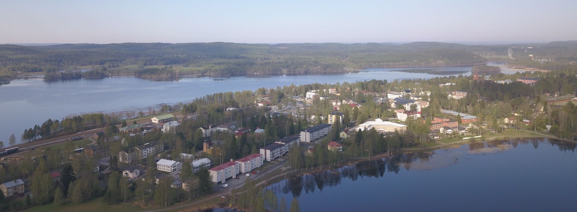 ilmakuva keskustasta